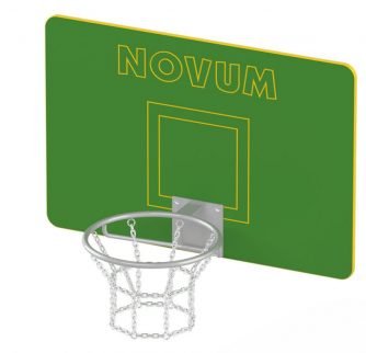 Square board with basket 4103