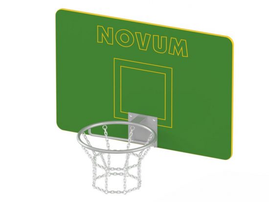 Square board with basket 4103