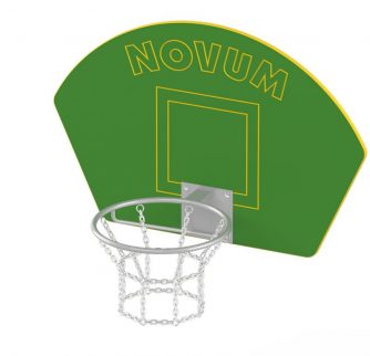 Oval board with basket 4104