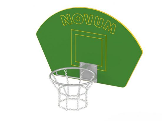 Oval board with basket 4104