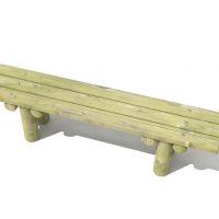 Stationary Log Bench