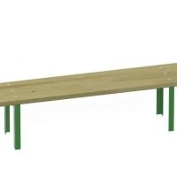 Stationary bench with angle bars 5005