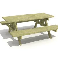Freestanding Bench & Table