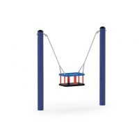 Mini posts swing with basket MK-QZ020
