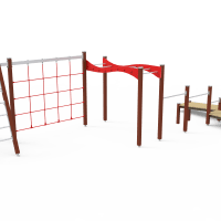 Agility set with a bench