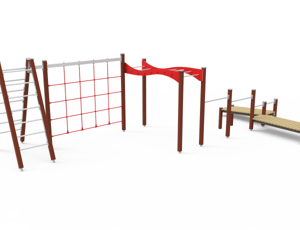 Agility set with a bench