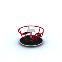 Tornado roundabout with four seats Ø 1,4 m