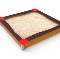Square big sandbox 2,4 m
