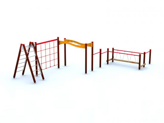Agility set with a bridge