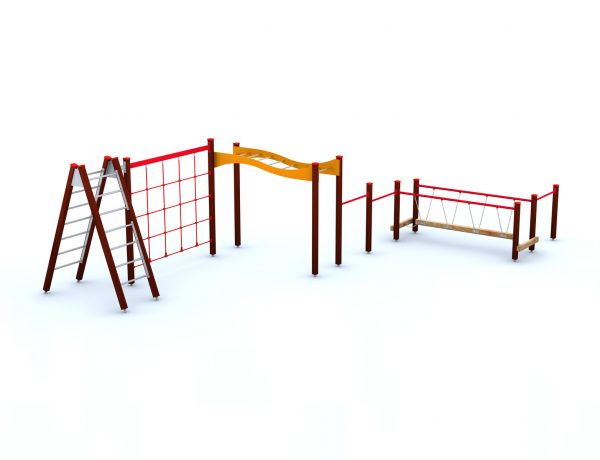 Agility set with a bridge