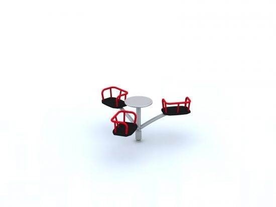 Three armed roundabout