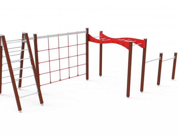 Agility set with a bridge