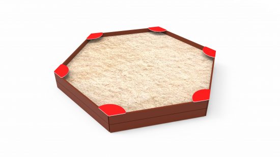 Hexagonal sandbox 1,8 m