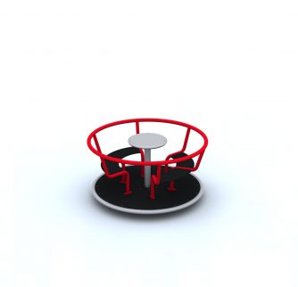 Tornado roundabout with four seats Ø 1,4 m