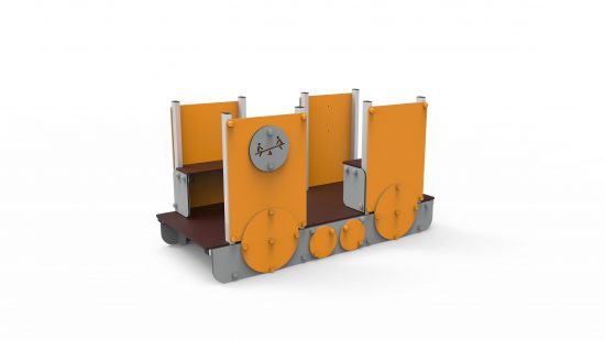 Metal open carriage