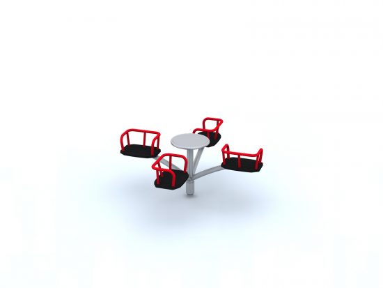 Four armed roundabout