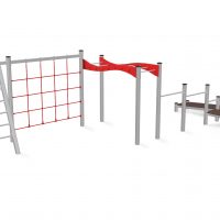 Agility set with a bench