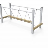 Suspended balance beam