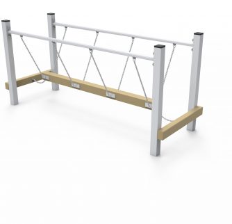 Suspended balance beam