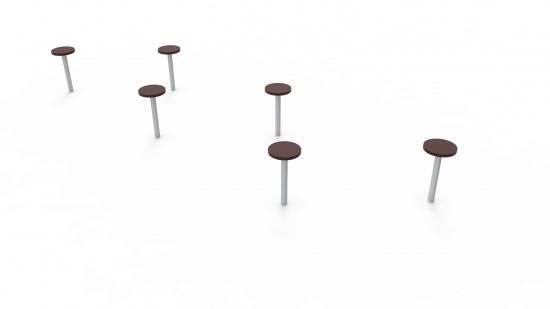 Slalom poles