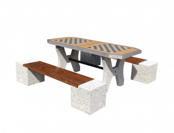 Double table to chess and ludo games - version to embed