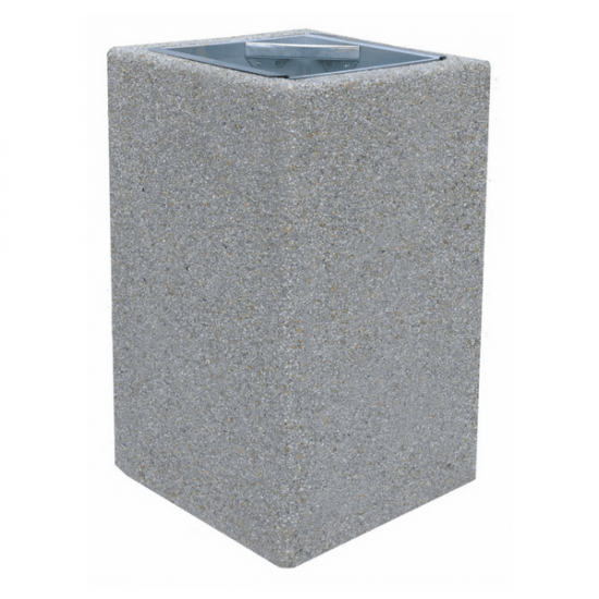 Concrete litter bin