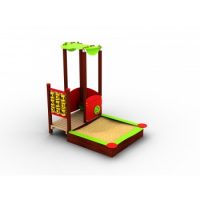 House with sandbox plywood