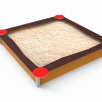 Square big sandbox