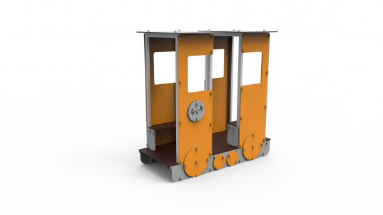 Metal closed carriage
