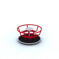 Cyclone roundabout with four seats