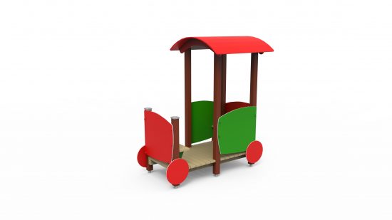 Semi-open top carriage