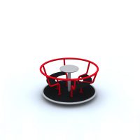 Tornado roundabout with four seats Ø 1,6 m