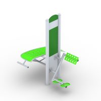 Sit up bench and back extensor