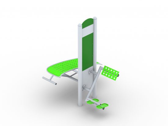 Sit up bench and back extensor