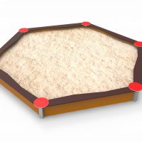 Hexagonal big sandbox 2,4 m