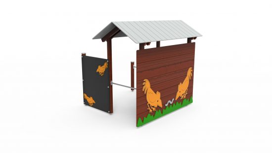 Hen house playhouse